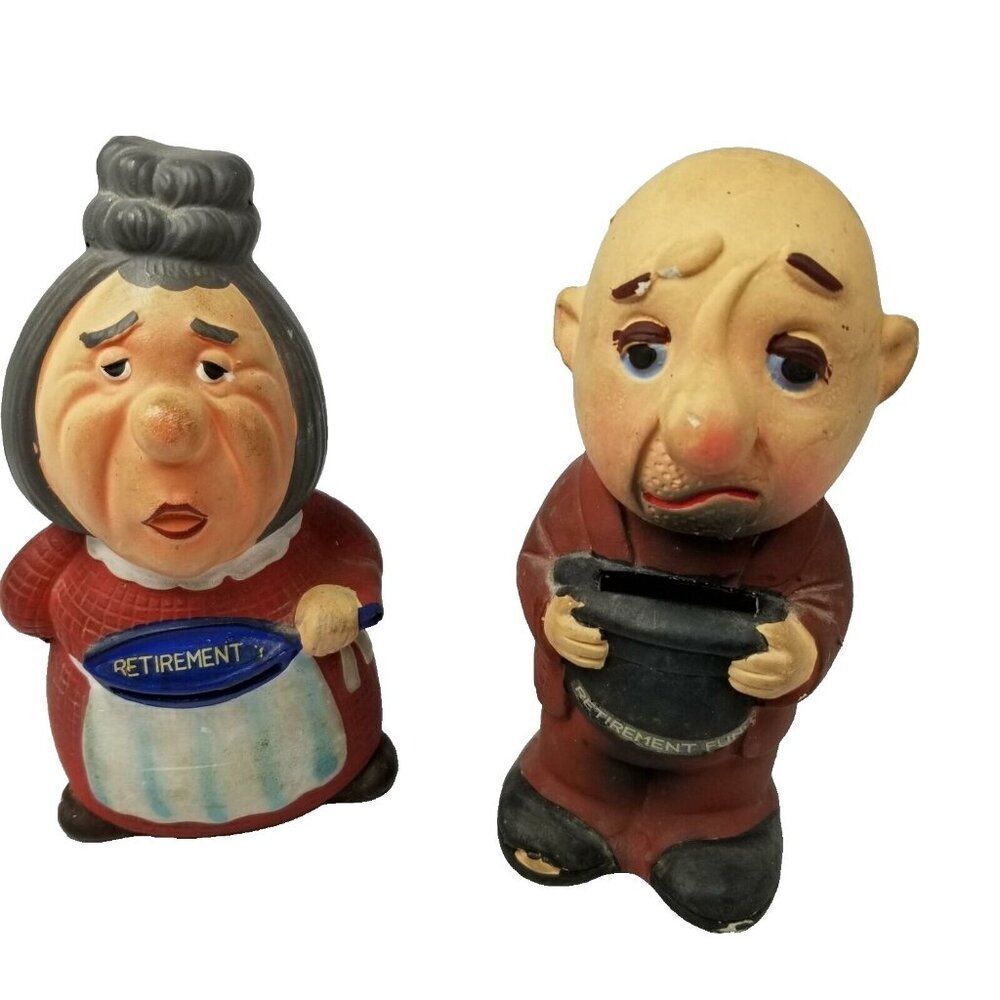 Retirement Fund Coin Bank CM Chadwick Man Hobo Beggar LeGo Japan